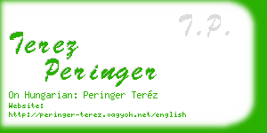 terez peringer business card